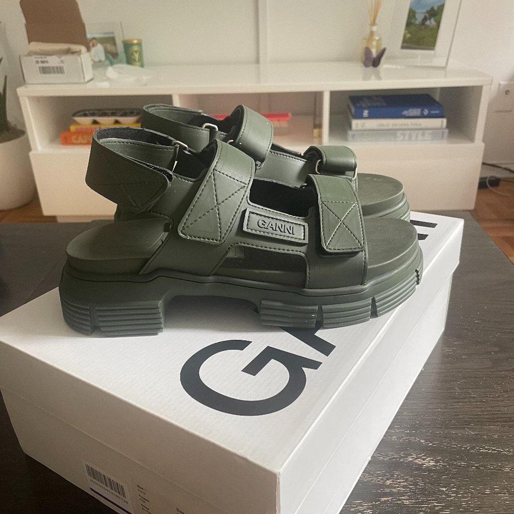 GANNI Rubber Sandals